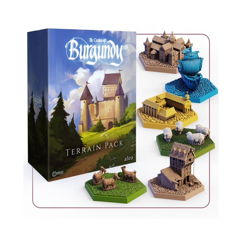 Castles of Burgundy: Special Edition – 3D Terrain Pack